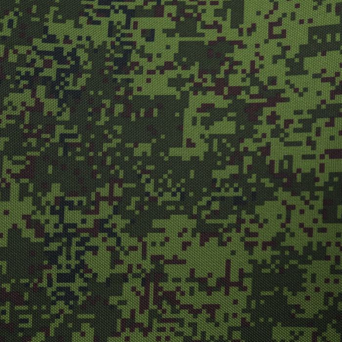 Ткань тентовая ОКСФОРД 600D шир.150см зеленая цифра
