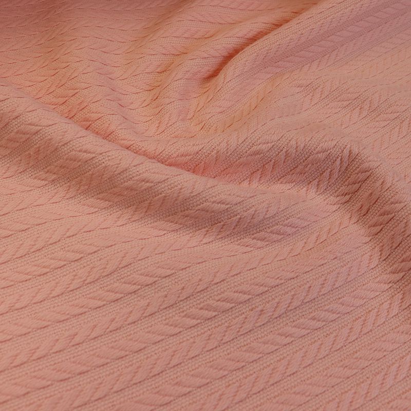 Вязаное полотно шир.240см, персиковый