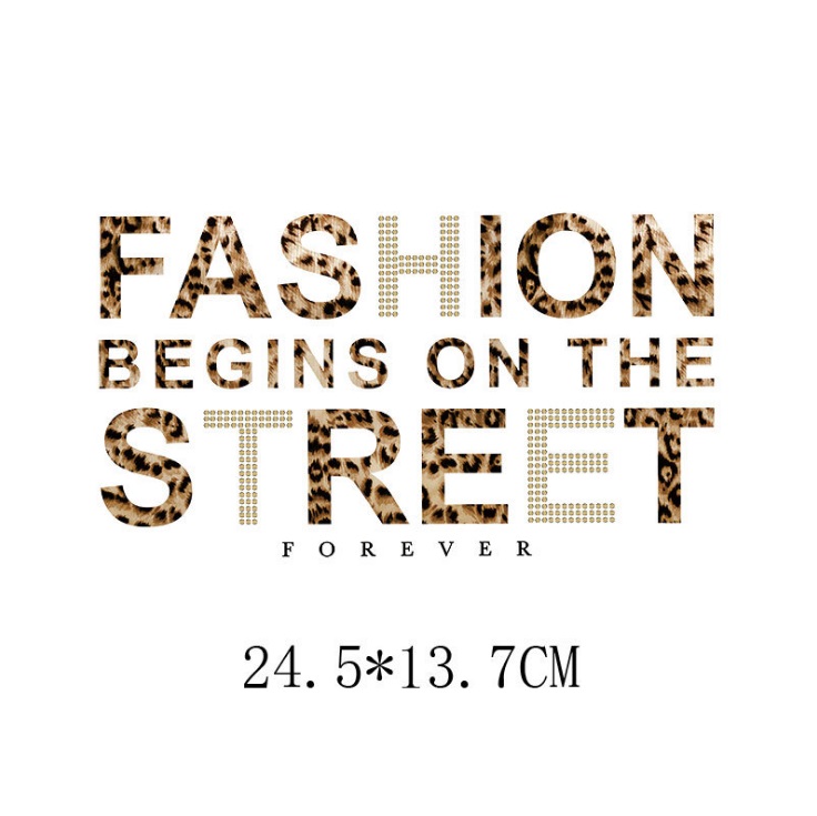 Термотрансфер "Fashion Street" р-р24,5*13,7см