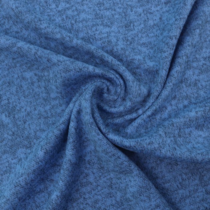 Трикотажное полотно "Спорт" шир.150см,цв.серо-голубой меланж