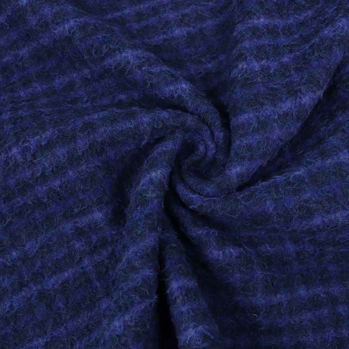 Ткань пальтовая CASENTINO шир.150см, цв.синий с квадратами