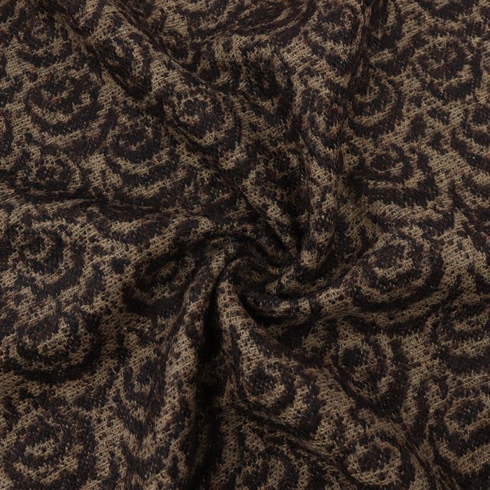 Ткань пальтовая шир.145см, цв.бежево-коричневый