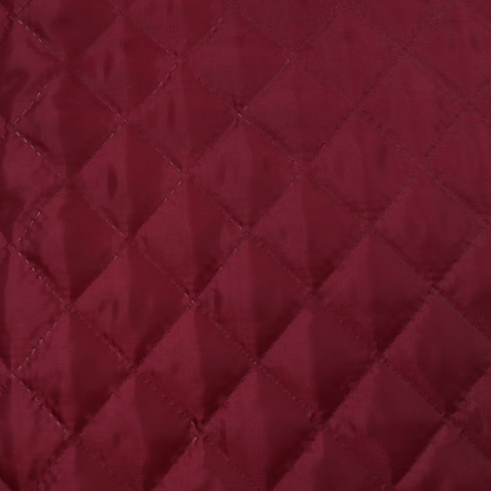 Ткань подкладочная стеганая шир.145см, цв. бордовый